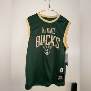Milwaukee Bucks Lillard Green Jersey